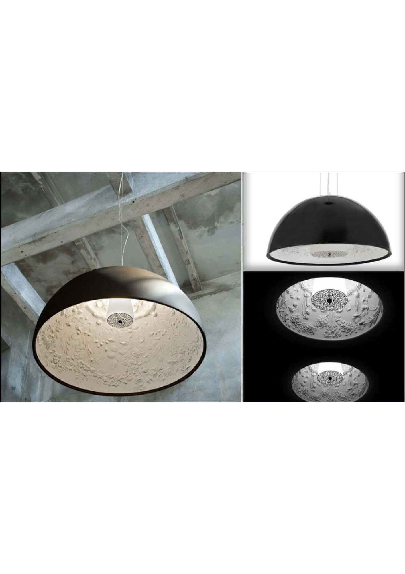 Beyond Lights - Black Pendant Lamp- GL